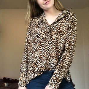 Cheetah Worthington Blouse